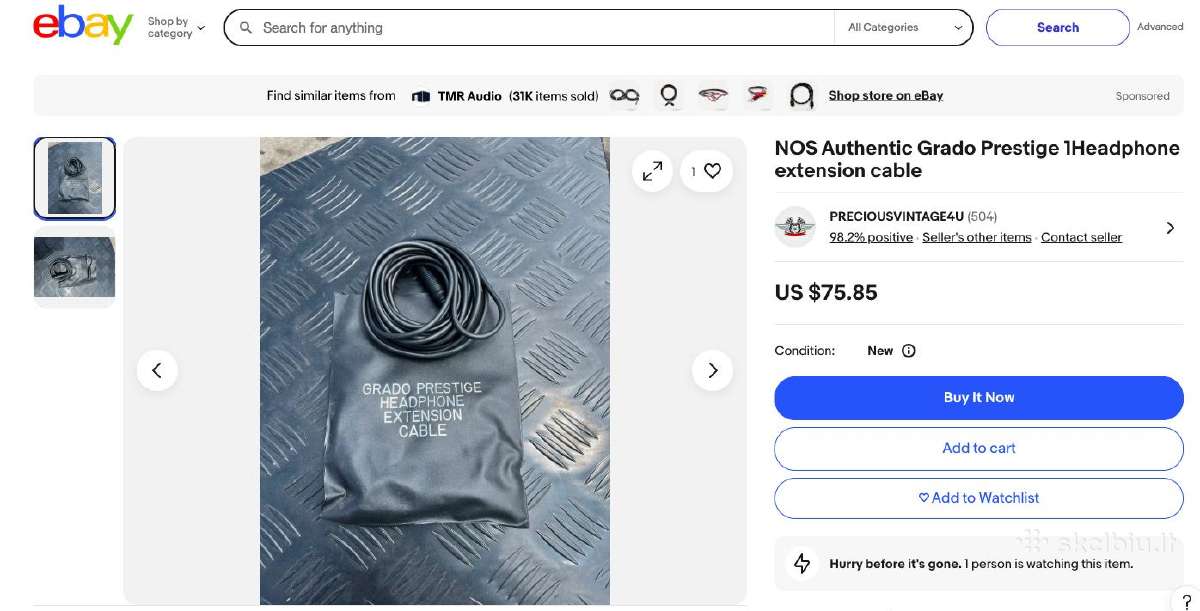 Grado Gs 1000e Statement (Usa) - nuotraukos Nr. 15