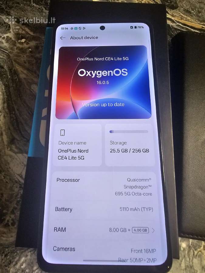 Oneplus nord ce4 lite 8/256gb - nuotraukos Nr. 4