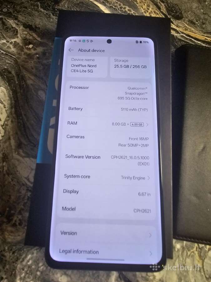 Oneplus nord ce4 lite 8/256gb - nuotraukos Nr. 5