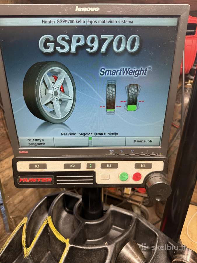 Hunter Gsp9700 Roadforce naud balansavimo stakles - nuotraukos Nr. 3