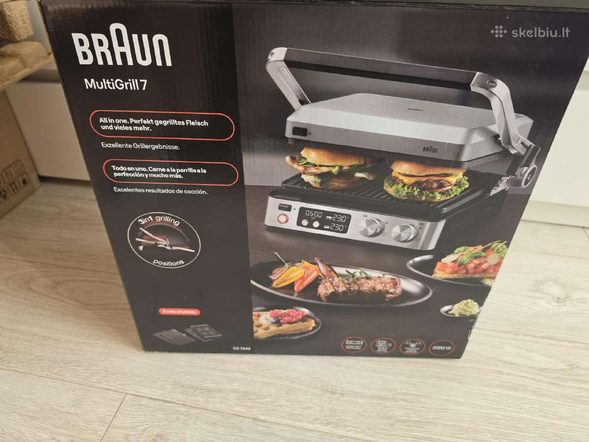 Braun Multigrill 7 elektrinis grilius naujas - nuotraukos Nr. 8