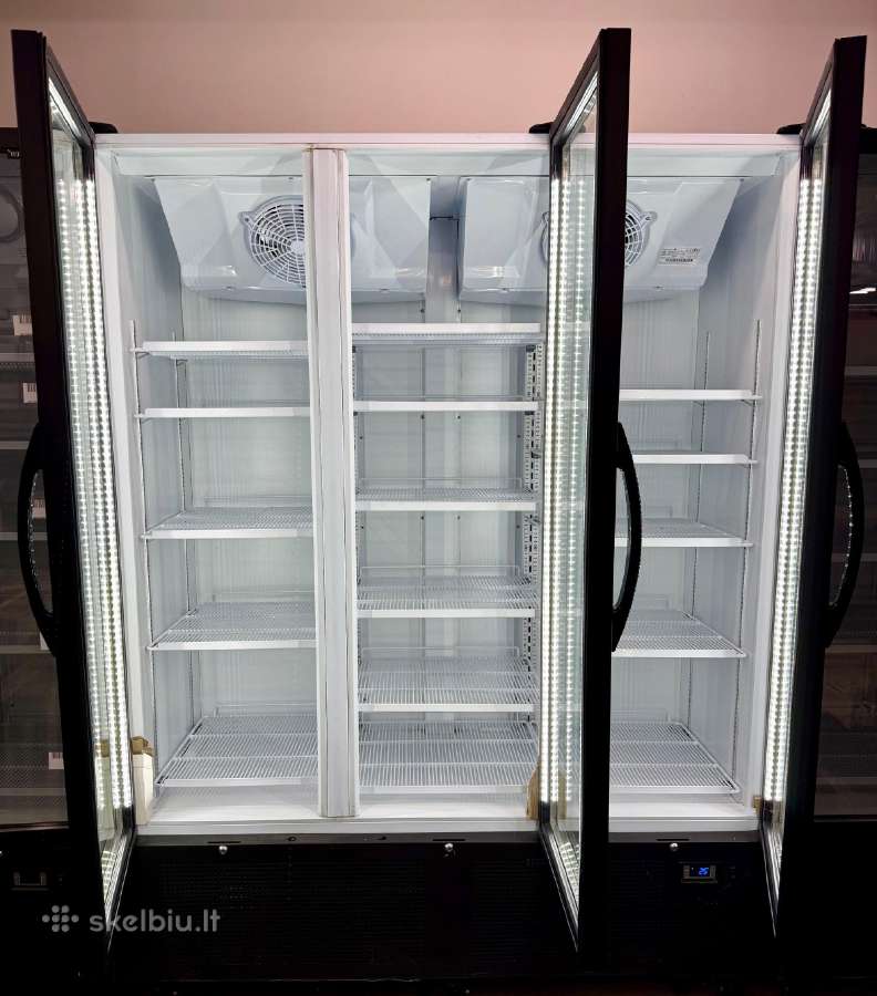 3 durų šaldytuvas-vitrina Tefcold Fs160 - nuotraukos Nr. 2