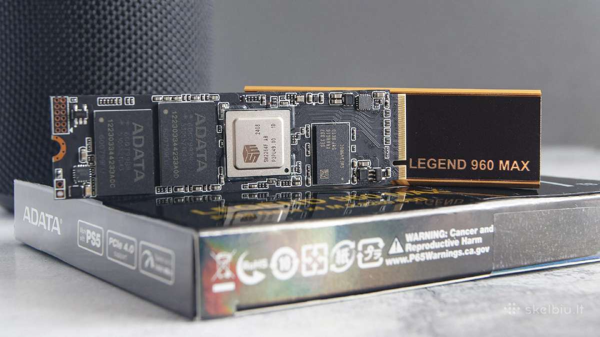 Naujas Adata Legend 960 Max 1 TB M.2 - nuotraukos Nr. 3