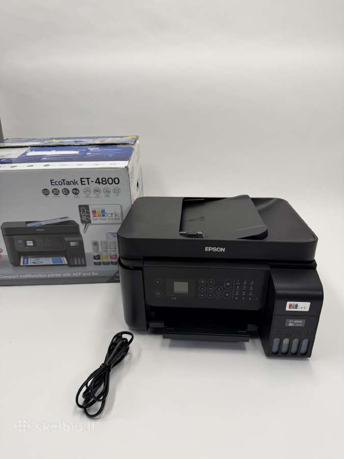 Epson Ecotank Et-4800 daugiafunkcis spausdintuvas - nuotraukos Nr. 2