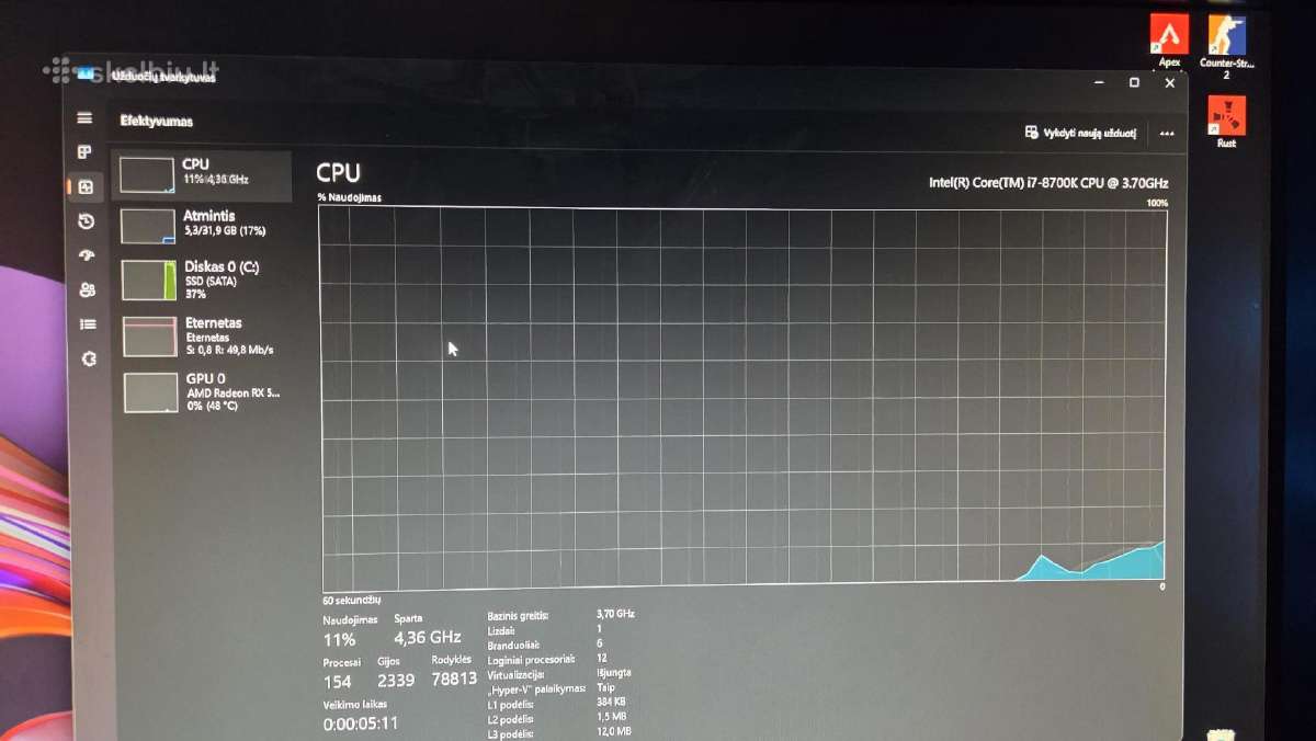 Žaidimų ir Darbams Pc - nuotraukos Nr. 15