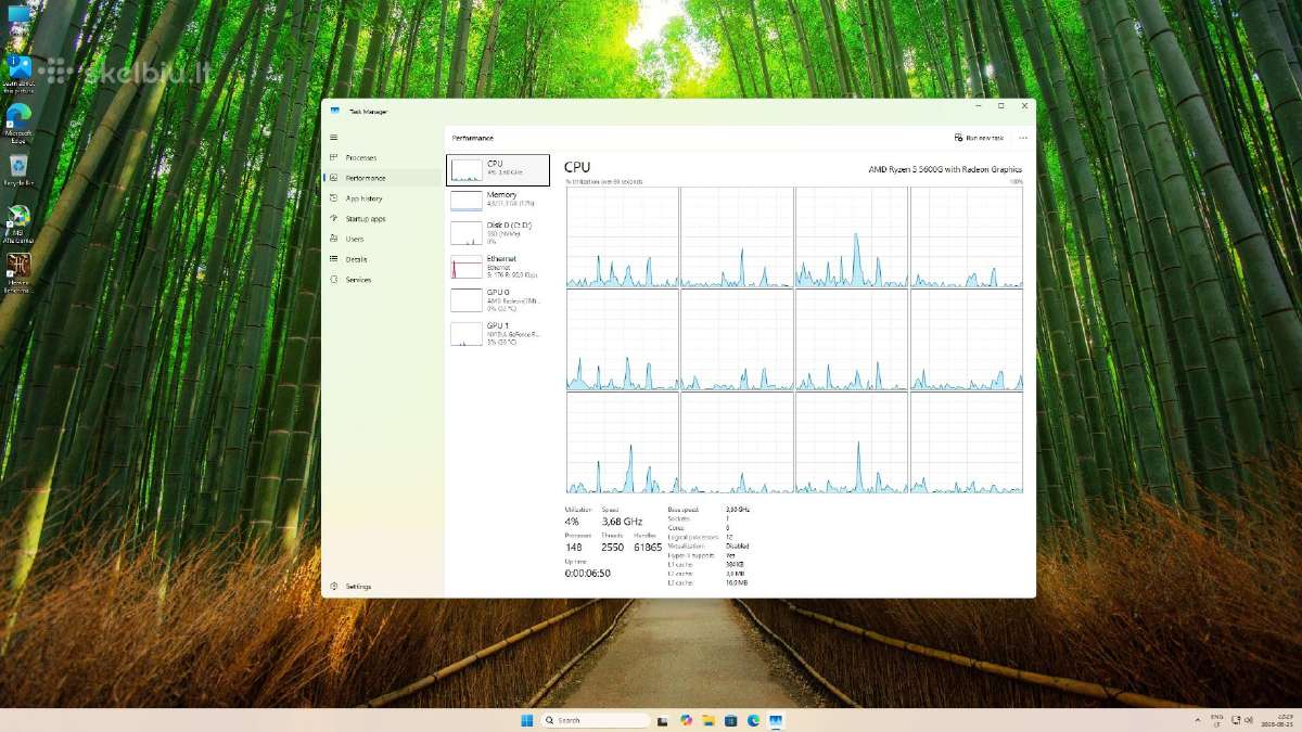 Ryzen 5600g, 3060ti, 32gb RAM, 512ssd - nuotraukos Nr. 4