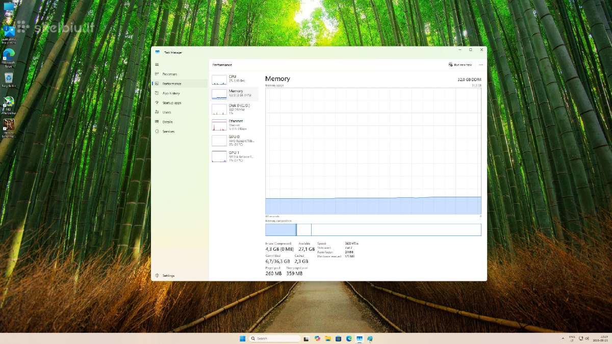 Ryzen 5600g, 3060ti, 32gb RAM, 512ssd - nuotraukos Nr. 5
