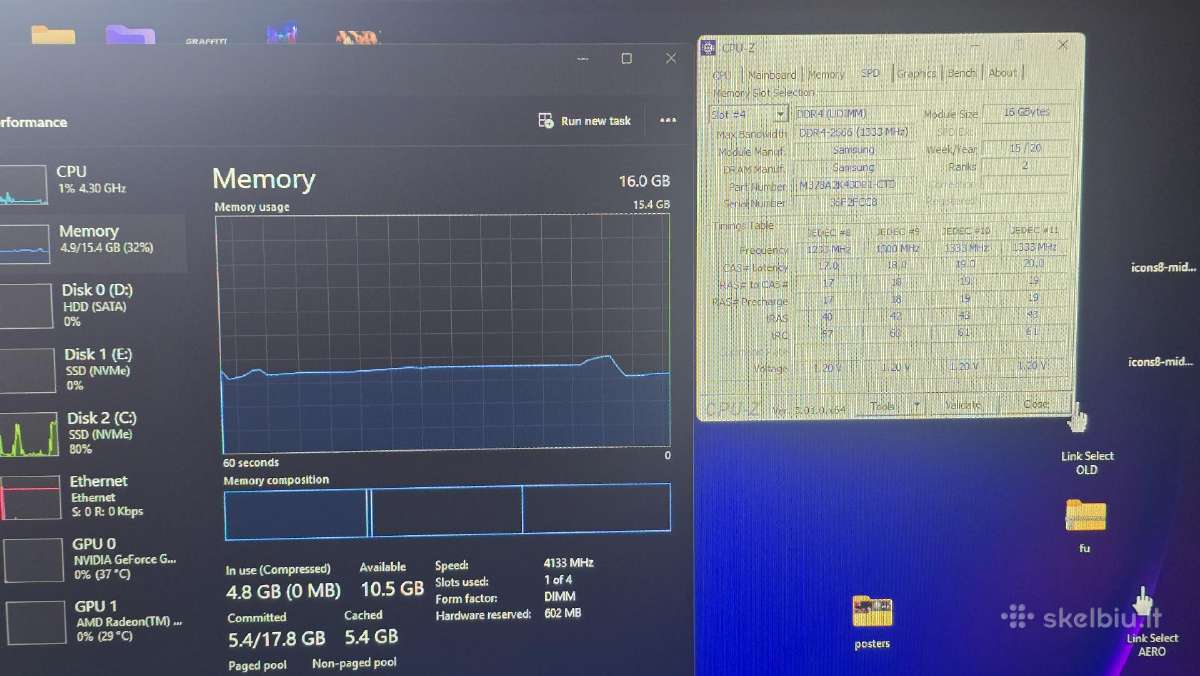 Pc Laptop Mac Pro Server Ddr3 Ddr4 2-64gb Ecc RAM - nuotraukos Nr. 29