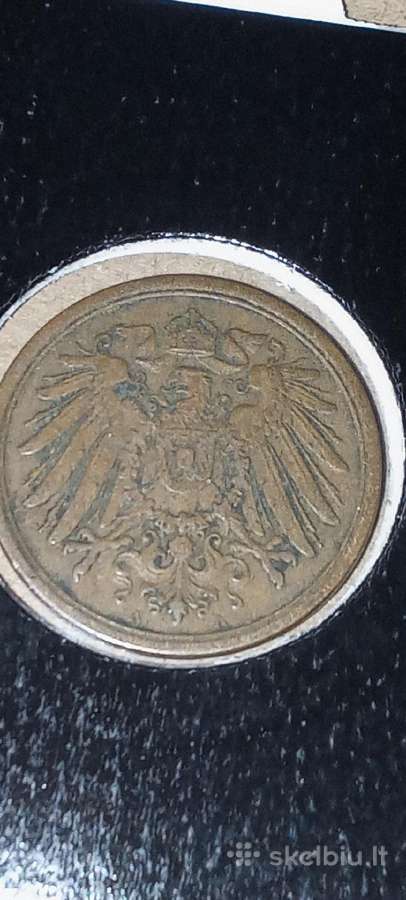 Vokietija 2 pfeningai 1905 - nuotraukos Nr. 2