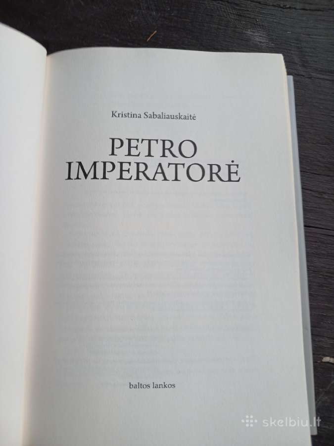 Knyga Petro Impiratorė. - nuotraukos Nr. 2