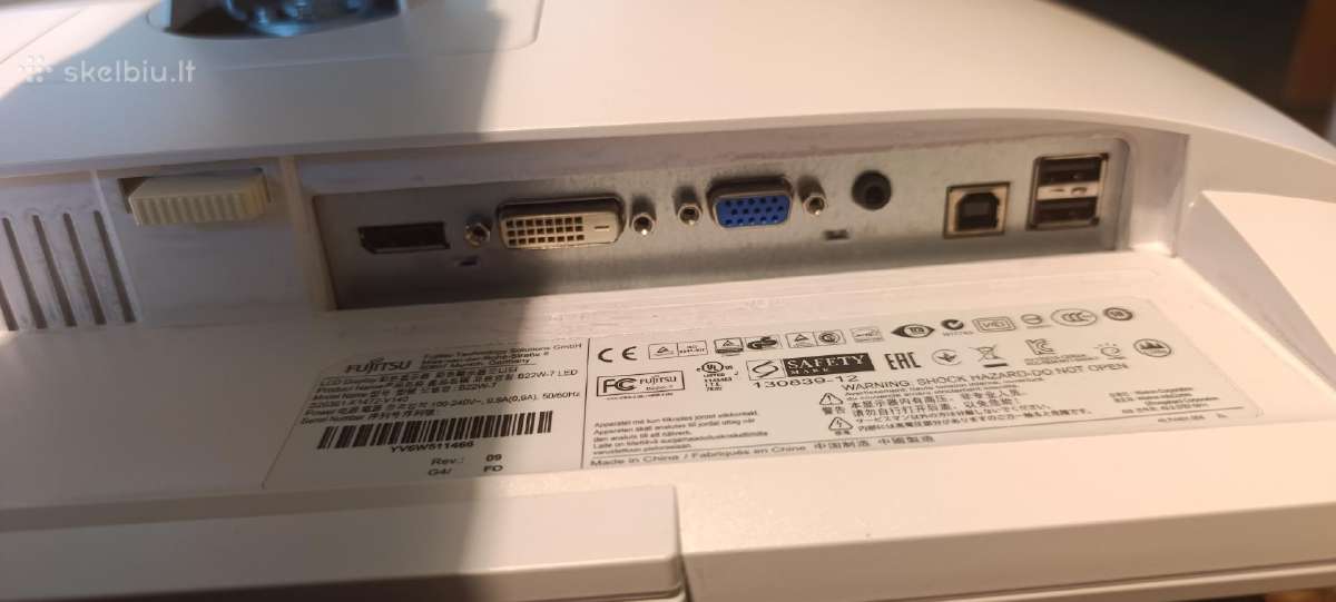 Monitorius Fujitsu B22w-7 daug reguliavimo padeciu - nuotraukos Nr. 5