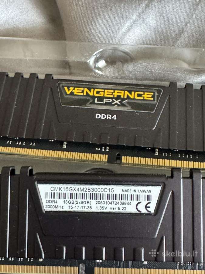 Corsair Vengeance Lpx Ddr4 16gb (2x8) Cl15 - nuotraukos Nr. 2