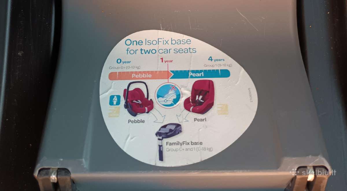 Maxi cosi Pearl auto kedute + baze su isofix - nuotraukos Nr. 6