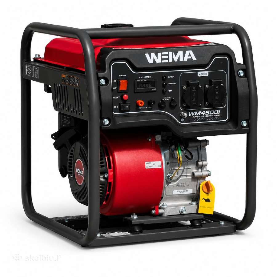 Inverterinis generatorius Weima Wm4500i 480eur! - nuotraukos Nr. 2