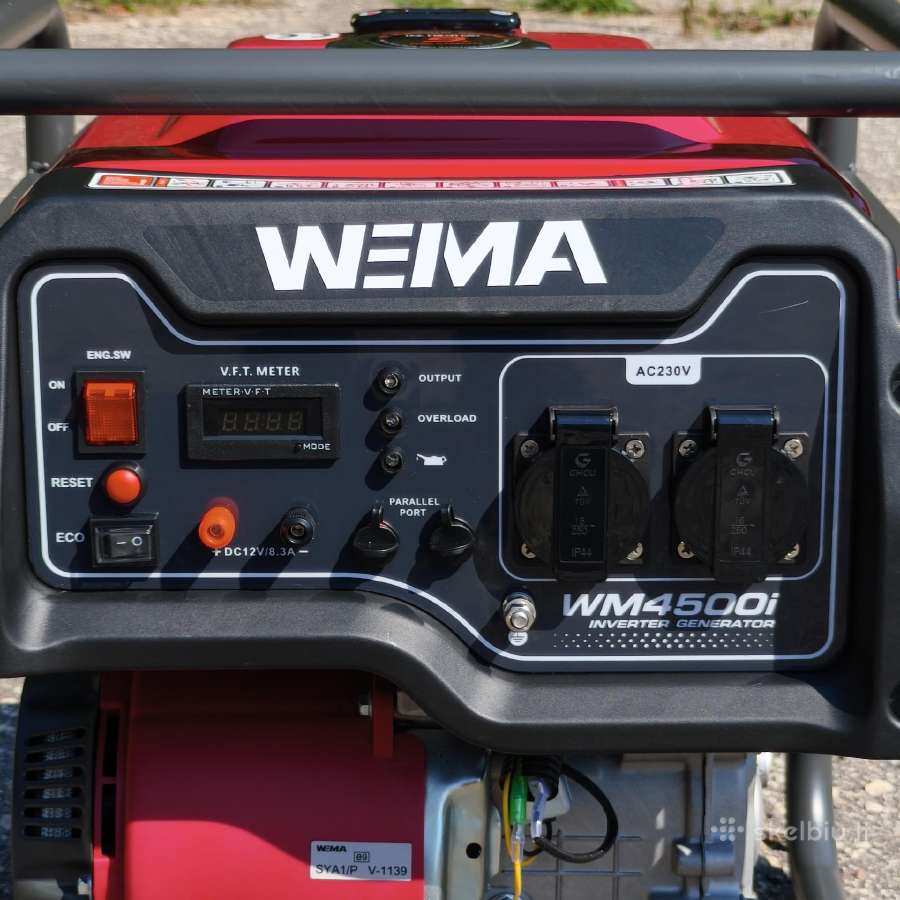 Inverterinis generatorius Weima Wm4500i 480eur! - nuotraukos Nr. 10