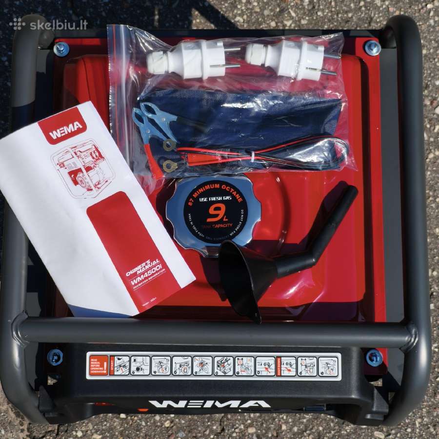 Inverterinis generatorius Weima Wm4500i 480eur! - nuotraukos Nr. 11