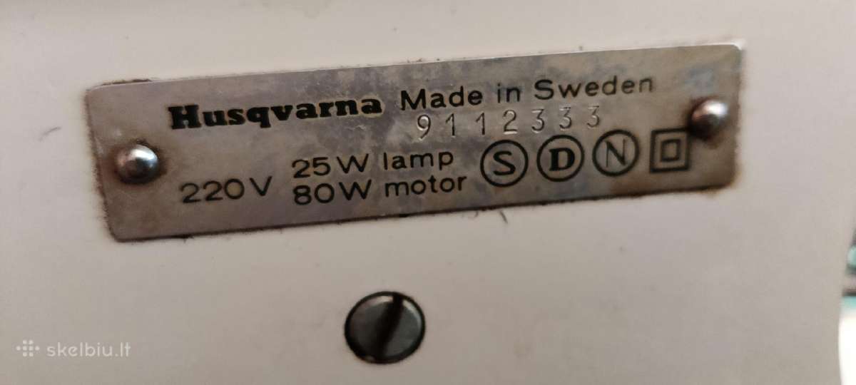 Buitinė siuvimo mašina Husqvarna su palyginimų. - nuotraukos Nr. 7