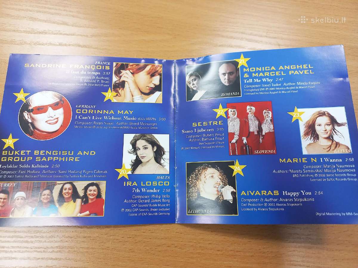 CD - Eurovision Song Contest Estonia 2002 - nuotraukos Nr. 5