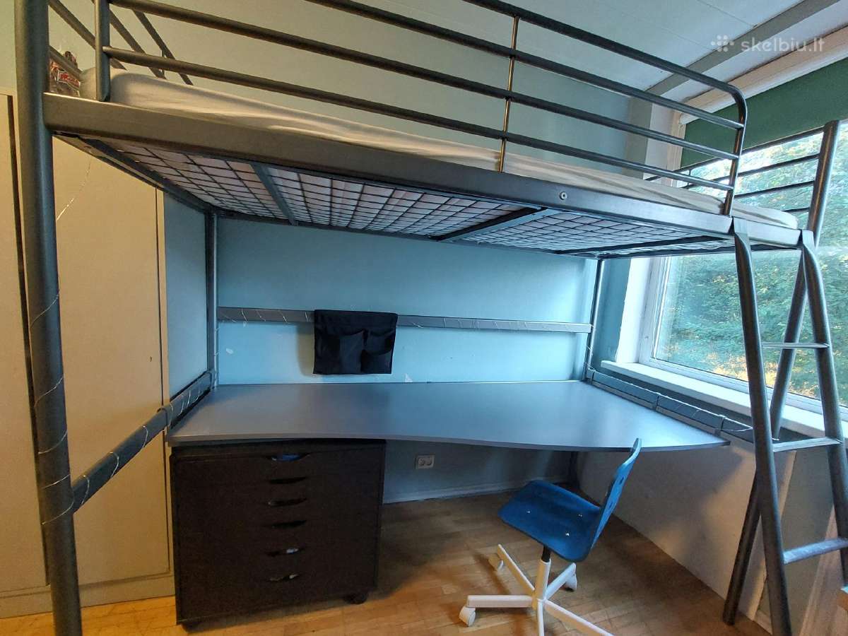 Dviaukštė Ikea lova su stalviršiu Antakalnyje - nuotraukos Nr. 2