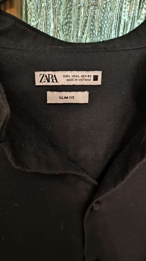 Zara juodi vyriski marskiniai, L - nuotraukos Nr. 2