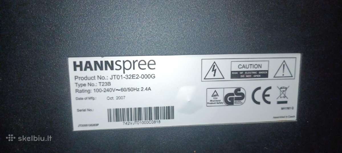 Hannspree 32 LCD televizorius - nuotraukos Nr. 2