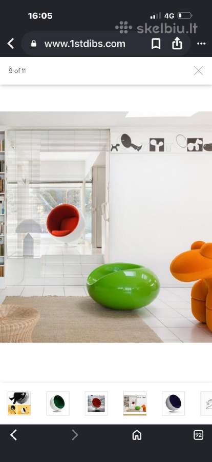 Fotelis-rutulys „Ball Chair“ - nuotraukos Nr. 10