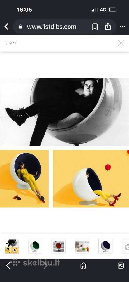Fotelis-rutulys „Ball Chair“ - nuotraukos Nr. 15