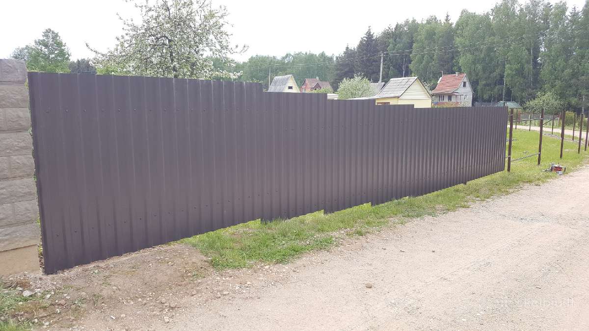 Tvorų tvėrimas montavimas Tvoros : - nuotraukos Nr. 6