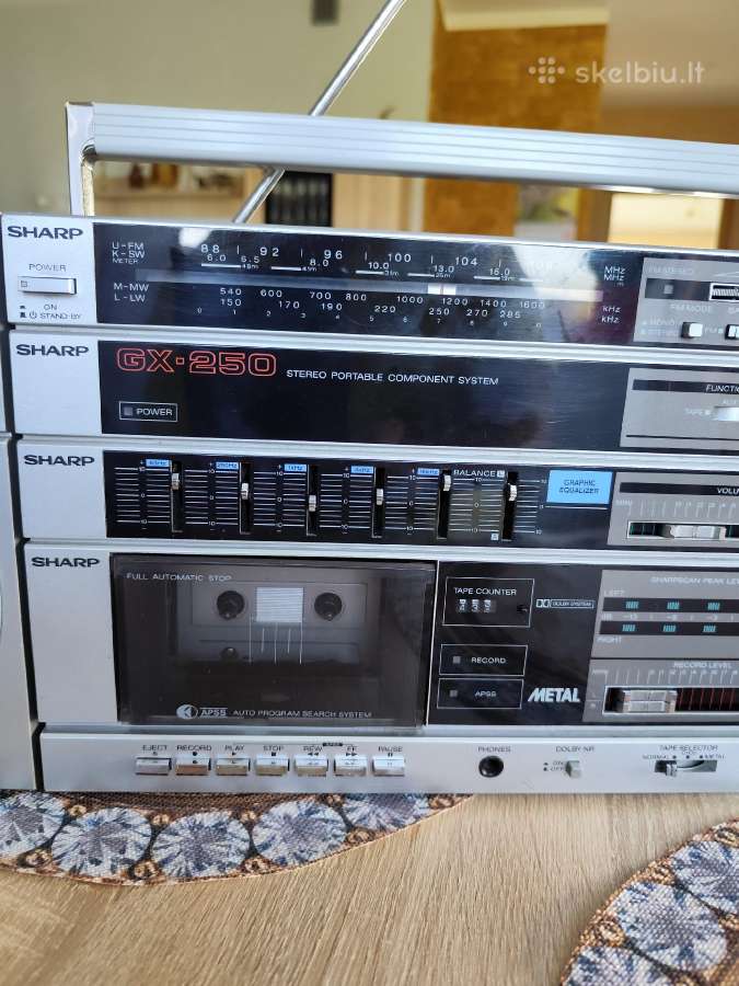 Magnetola Sharp GX-250 - nuotraukos Nr. 3