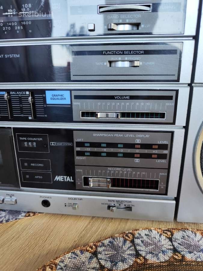 Magnetola Sharp GX-250 - nuotraukos Nr. 4