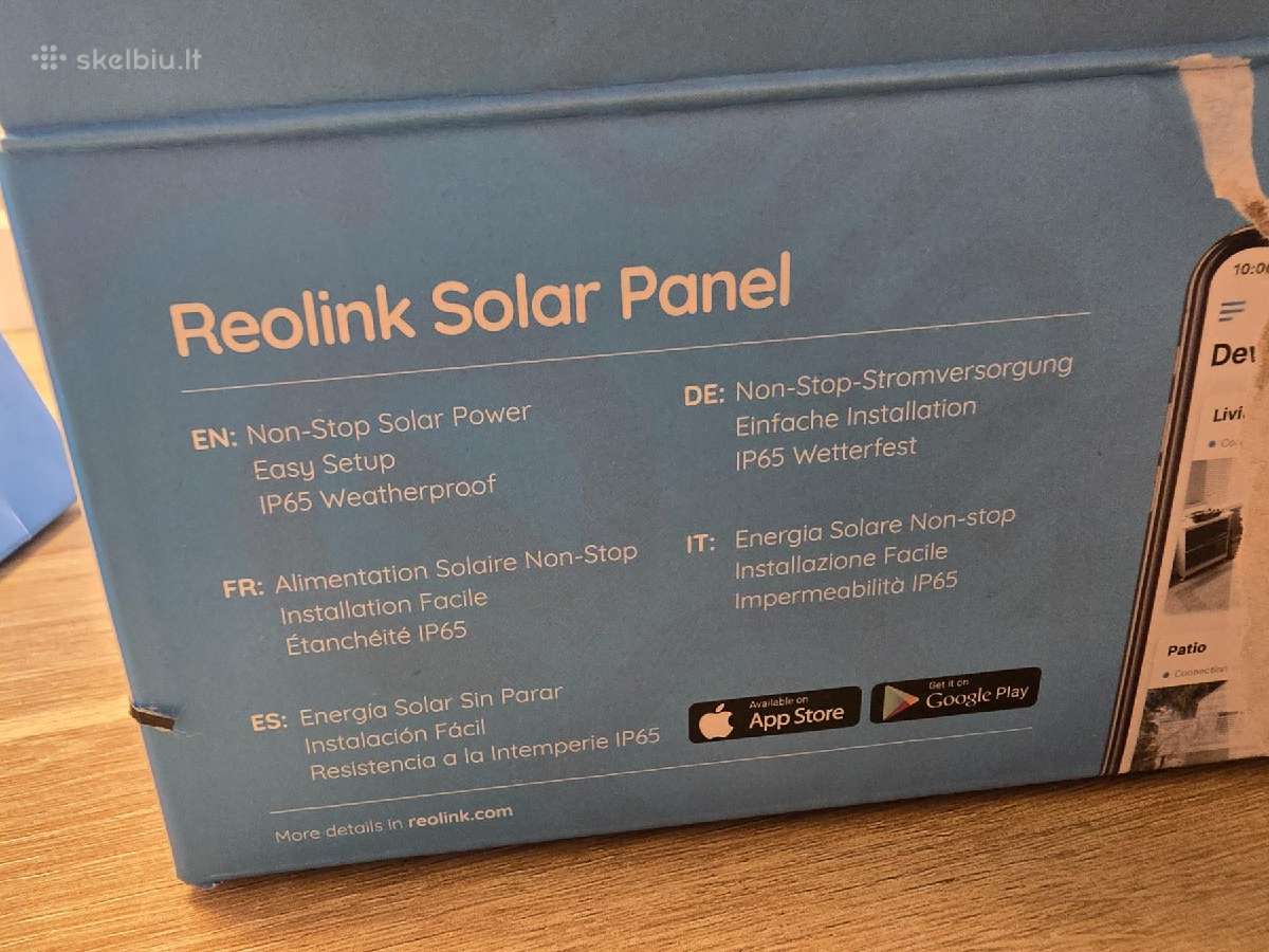 Reolink Go, 4G vaizdo kamera + saulės panelė - nuotraukos Nr. 7