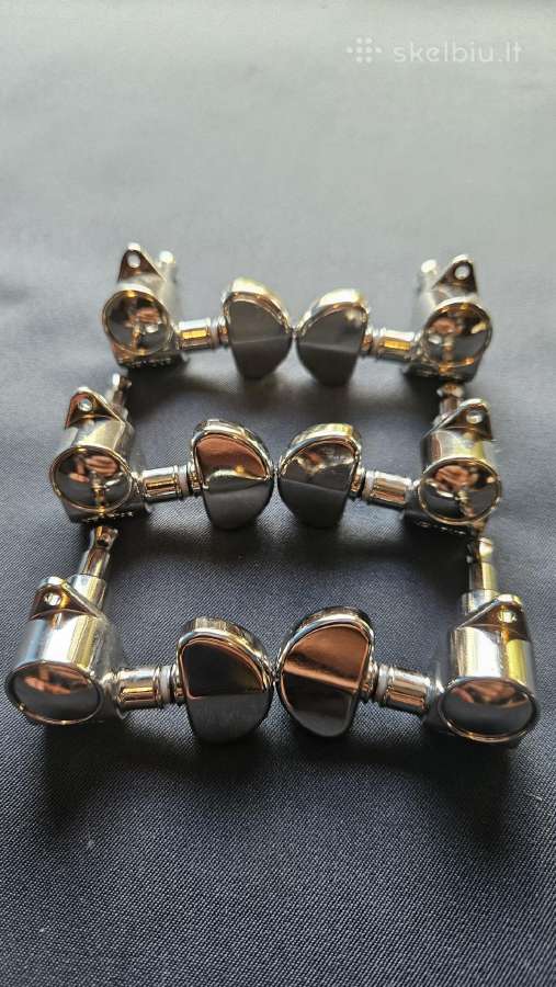 Grover Rotomatics (3l+3r, Nickel) Tuners (Gibson) - nuotraukos Nr. 2