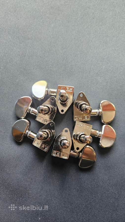 Grover Rotomatics (3l+3r, Nickel) Tuners (Gibson) - nuotraukos Nr. 4