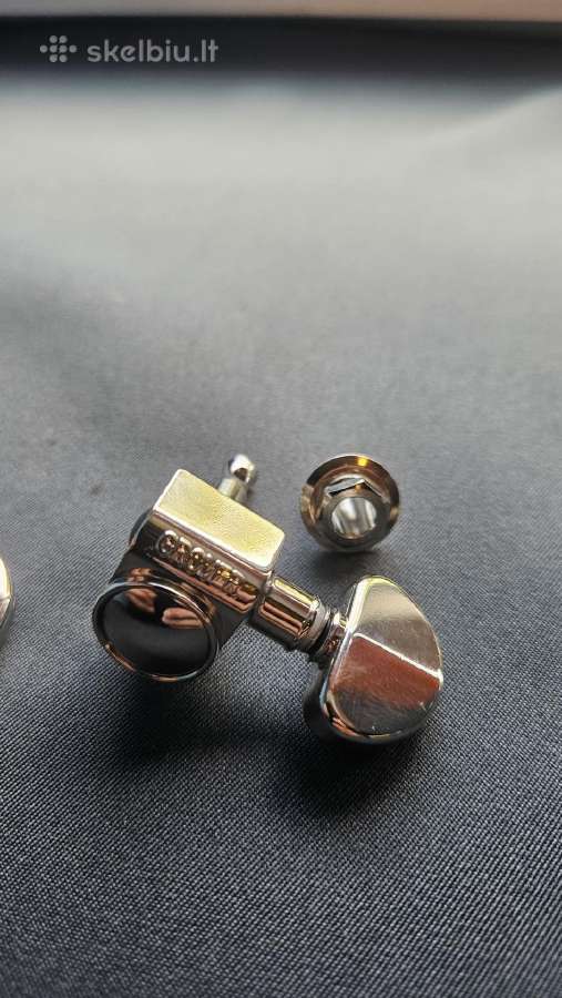 Grover Rotomatics (3l+3r, Nickel) Tuners (Gibson) - nuotraukos Nr. 8