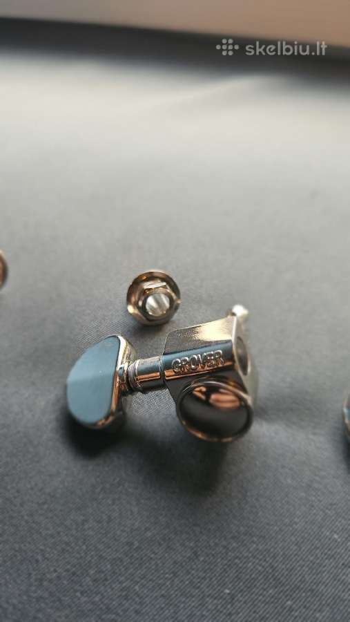 Grover Rotomatics (3l+3r, Nickel) Tuners (Gibson) - nuotraukos Nr. 9