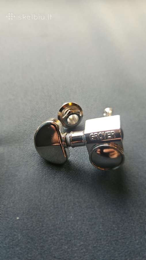 Grover Rotomatics (3l+3r, Nickel) Tuners (Gibson) - nuotraukos Nr. 11