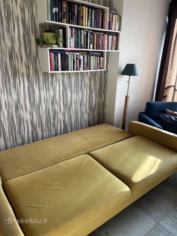 Stilingi ir ryškūs sofa-lova su foteliu ir pufu - nuotraukos Nr. 4