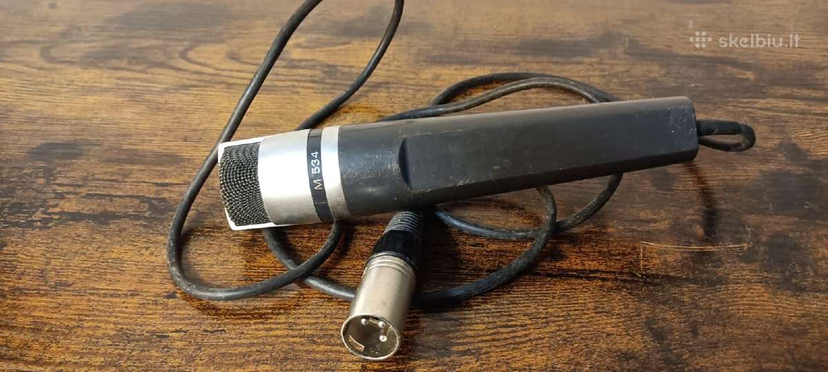 Vintažinis dinaminis mikrofonas Uher M 534 - nuotraukos Nr. 2