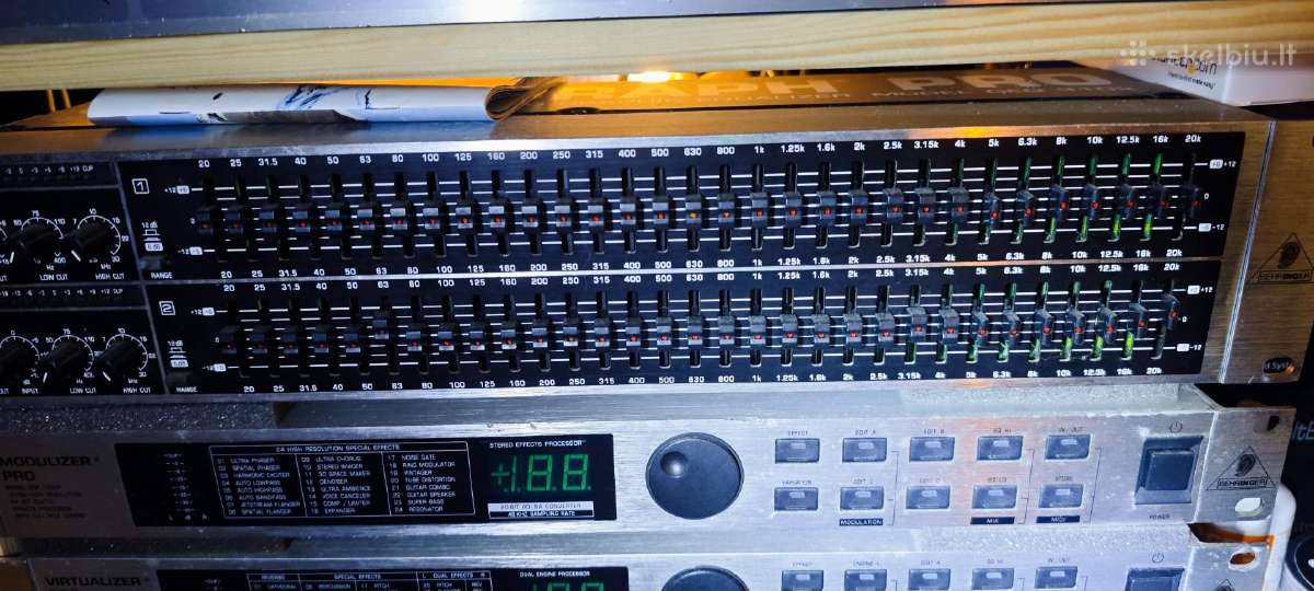 Behringer Geq3102 ekvalaizeris - nuotraukos Nr. 3