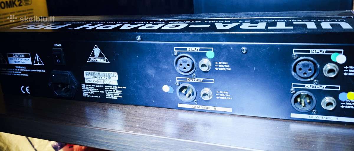 Behringer Geq3102 ekvalaizeris - nuotraukos Nr. 5