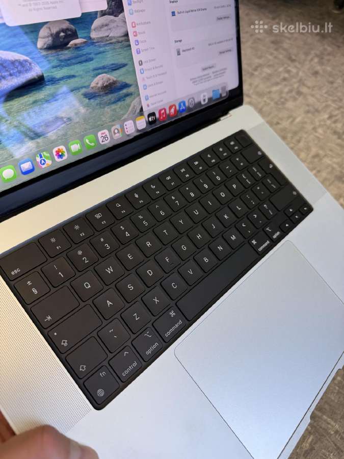 MacBook Pro 16" 16ram/1tb/94% bat - nuotraukos Nr. 3