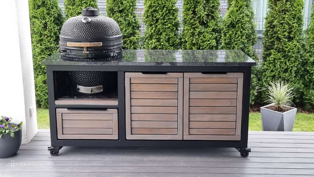 Virtuvė grilinimui terasoje, kamado ir dujiniams - nuotraukos Nr. 12