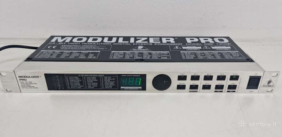 Behringer Dsp 1200p Modulizer Pro - nuotraukos Nr. 3
