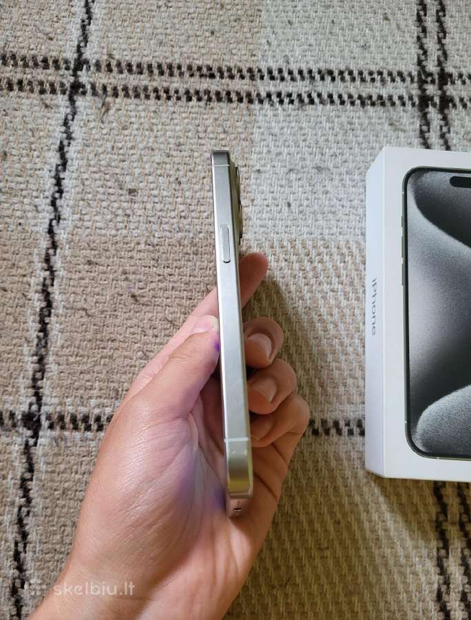 iPhone 15 Pro White Titanium - nuotraukos Nr. 4