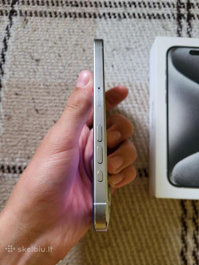 iPhone 15 Pro White Titanium - nuotraukos Nr. 6