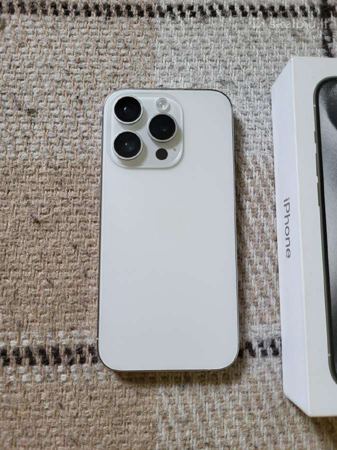 iPhone 15 Pro White Titanium - nuotraukos Nr. 8