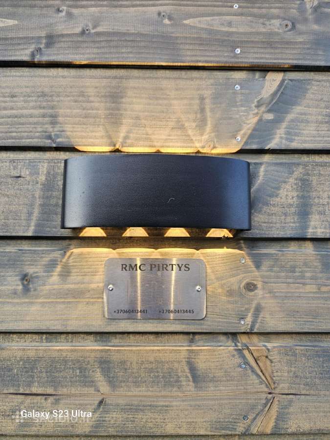Karkasinė pirtys garinės spa pirtis lauko - nuotraukos Nr. 5