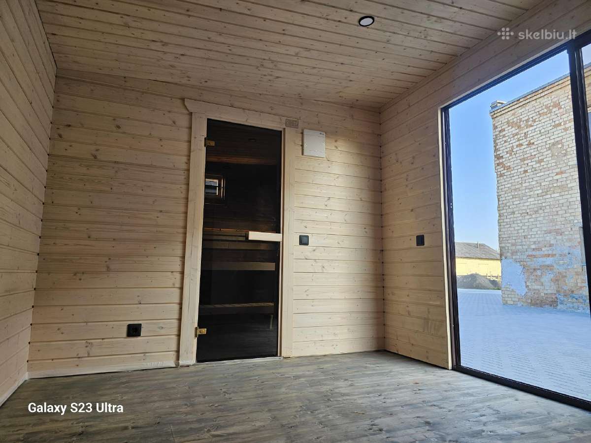 Karkasinė pirtys garinės spa pirtis lauko - nuotraukos Nr. 8