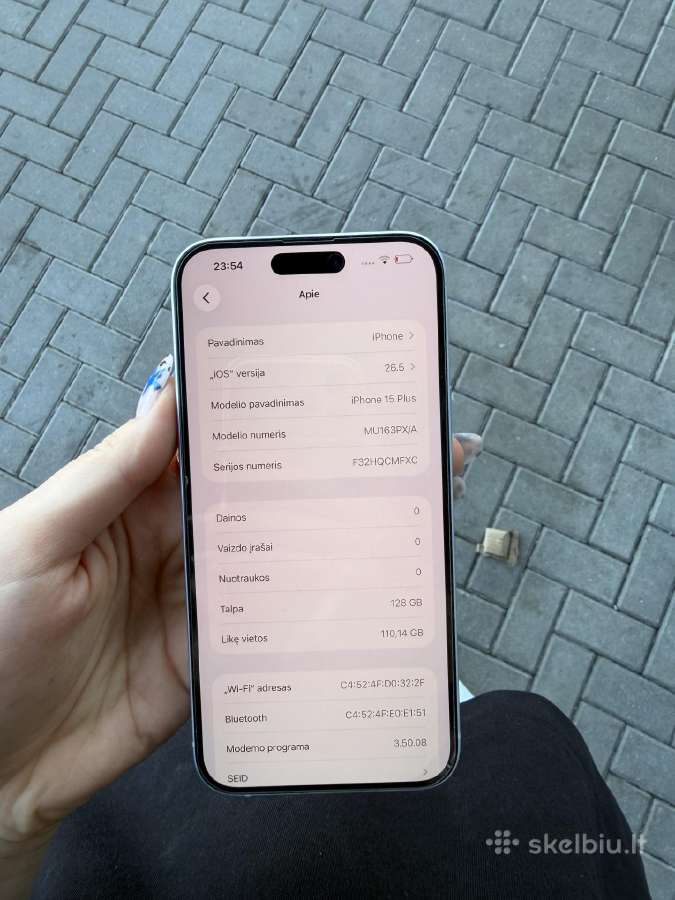 Parduodu iPhone 15 Plus - nuotraukos Nr. 9