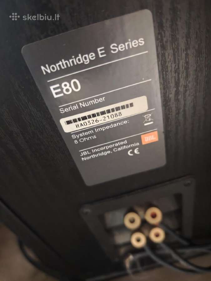 2 Jbl Northridge E80 +Harman Kardon Hk3390 - nuotraukos Nr. 4
